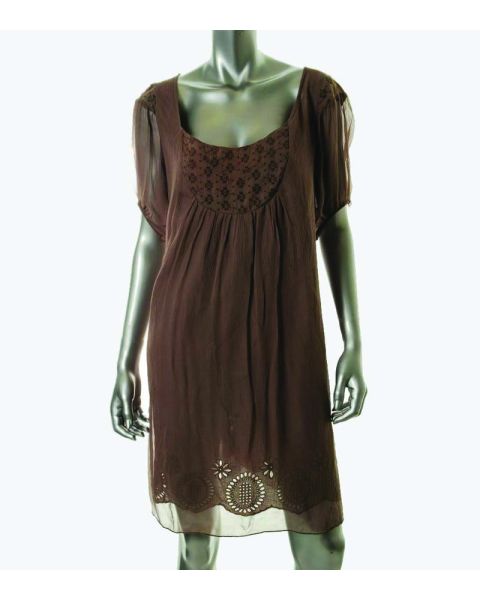 Brown Shift Dress
